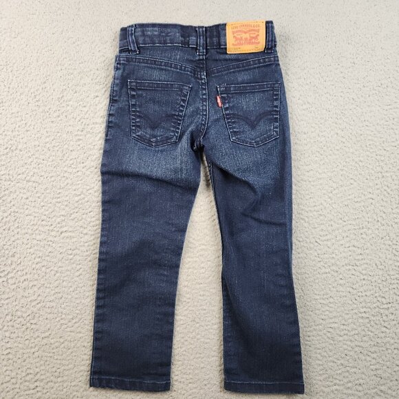 Levis 511 Jeans Boys 5 Reg Blue Slim Fit Stretch Modern Denim Classic American - Picture 2 of 11